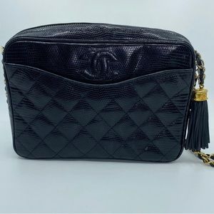 Chanel Lizzard Camera Bag